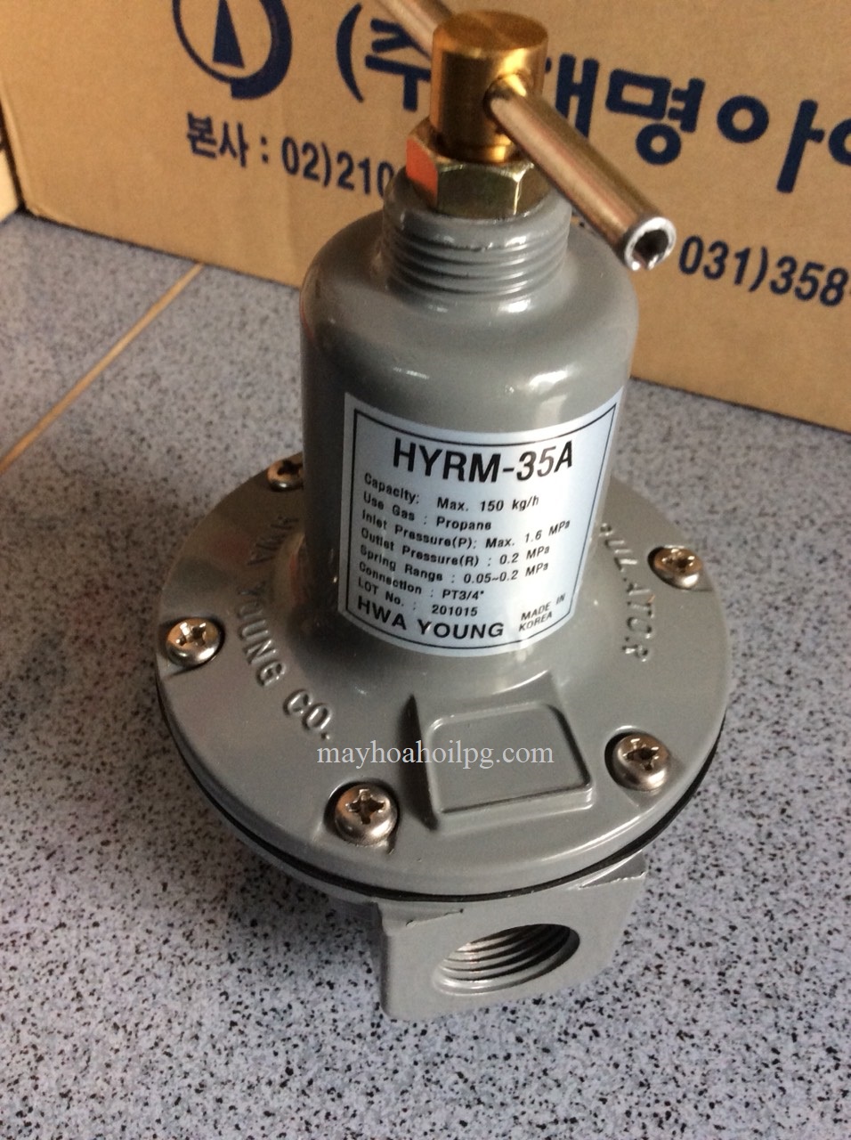 VAN ĐIỀU ÁP HYRM-35A 150kg/h